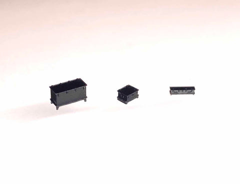 バンカースタジオ WS35026 1/350 WWIIドイツ海軍 2cm&3.7cm対空砲弾薬箱,予備部品ケース