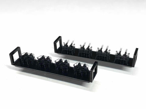 バンカースタジオ WS70017 1/700 WWIIアメリカ海軍 ボフォース 40mm四連装機銃 後期型 防楯付き