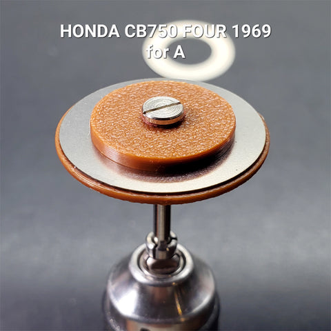 カレドモデル D004 1/12 ホンダCB750 FOUR 1969年式オートバイ メタルディスクブレーキ (アオシマ用)