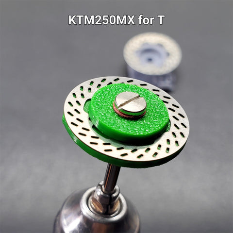 カレドモデル D010 1/12 KTM 250MX モトクロッサー用 金属製ディスクブレーキ (タミヤ用)