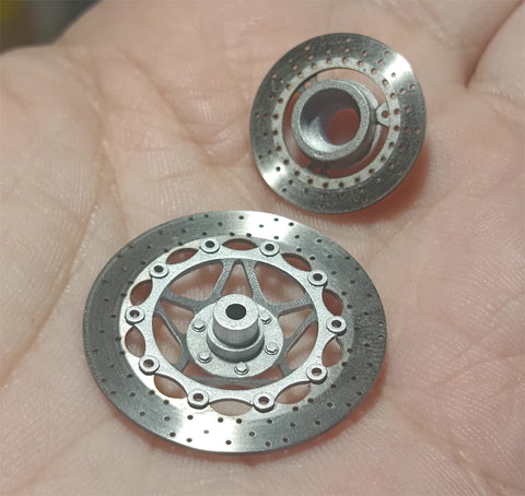 カレドモデル D013 1/12 ヤマハ FZR750R OW01用 メタルディスクブレーキ (タミヤ用)