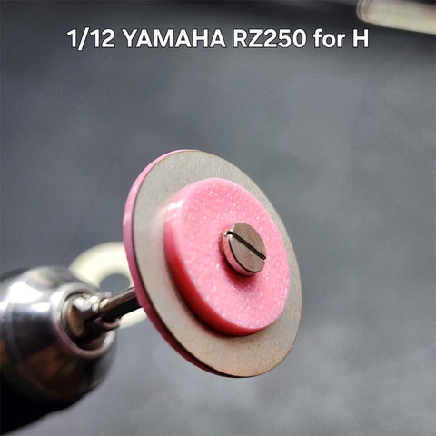 カレドモデル D026 1/12 ヤマハ RZ250用 メタル製ディスクブレーキ (ハセガワ用)