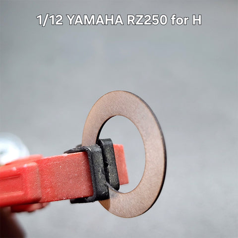 カレドモデル D026 1/12 ヤマハ RZ250用 メタル製ディスクブレーキ (ハセガワ用)