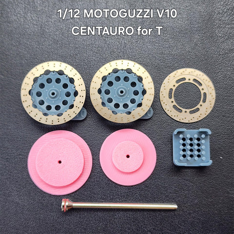 カレドモデル D029 1/12 モト・グッツィ V10 センタウロ用 メタル製ディスクブレーキ (タミヤ用)
