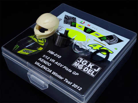 カレドモデル HM010 1/12 VR AGV トラックGP ケンドー・バレンシア 冬季テスト 2012
