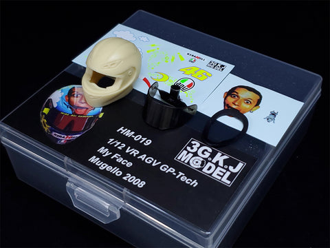 カレドモデル HM019 1/12 VR AGV GP-Tech マイフェイス ムジェロ 2008