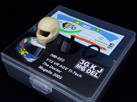 カレドモデル HM022 1/12 VR AGV Ti-Tech ドクター・ムジェロ 2005