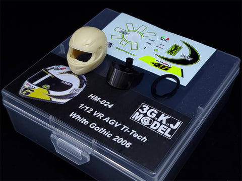 カレドモデル HM024 1/12 VR AGV Ti-Tech ホワイトゴシック 2006