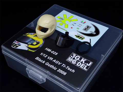 カレドモデル HM025 1/12 VR AGV Ti-Tech ブラックゴシック 2006