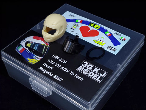 カレドモデル HM029 1/12 VR AGV Ti-Tech ハート ムジェロ 2007