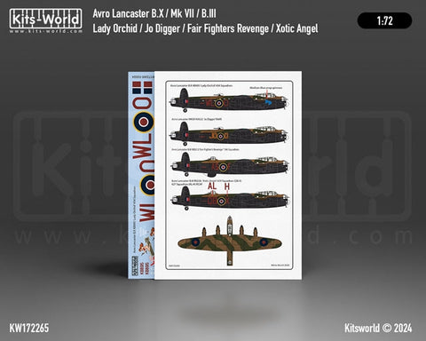 キッツワールド KW172265 1/72 アブロランカスター