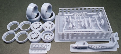 ケイスタイル KS-CU9 1/24 在庫限りE03版ハセガワ製EG6シビック用ローダウンパーツセット