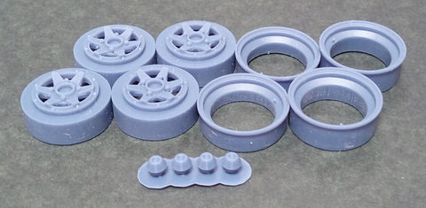 ケイスタイル KS-PA15 1/24 KS-CU3専用14インチXR4 TYPEホイール