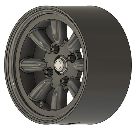 ケイスタイル KS-PA1 1/24 KS-CU1専用14インチ8本スポークホイール