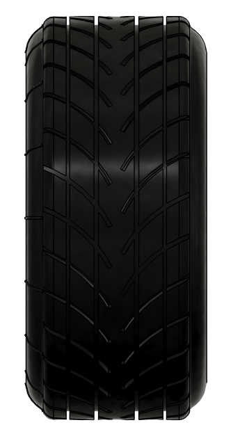 ケイスタイル KS-PA53 1/24 KS-CU12 専用 15 インチ45 タイヤ(0°/2°)