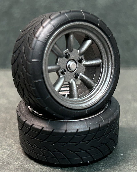 ケイスタイル KS-PA54 1/24 KS-CU12 専用 15 インチ45 タイヤ(1.5°/2°)