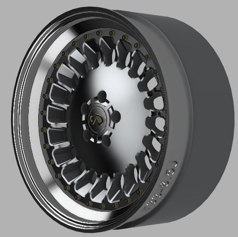 ケイスタイル KS-PA61 1/24 数量限定20インチリバレルY33CIMA純正ホイール