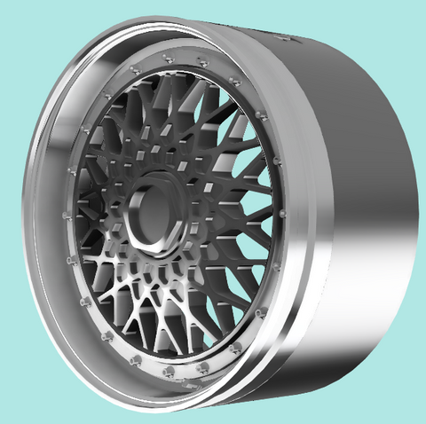 ケイスタイル KS-PA92 1/24 17インチ BBS-RS TYPE ホイール 1/24スケールカーモデル用 1台分