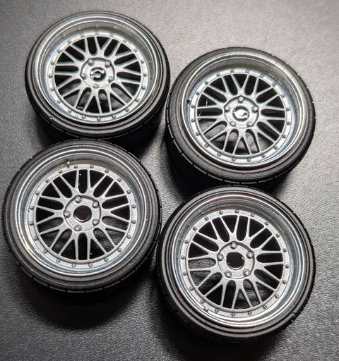ケイスタイル KS-PA93 1/24 17インチ BBS-RS TYPE ホイール 1/24スケールカーモデル用 1台分