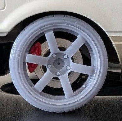 ケイスタイル KS-PA94 1/24 17インチ TE37V TYPE ホイール 1/24スケールカーモデル用 1台分