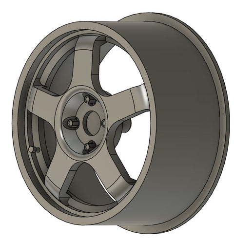 ケイスタイル KS-SP31 1/24 ハセガワ製ランサーエボリューションⅥ用ターマックパーツ(5本スポーク版)