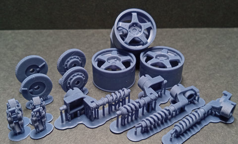 ケイスタイル KS-SP35 1/24 T社ST185カストロールセリカ用ターマックパーツ(セミスリックタイヤ版)