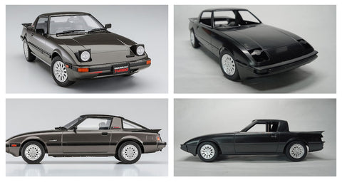ケイスタイル KS-ST2 1/24 ハセガワ製SA22CマツダサバンナRX7用ローダウンパーツ(前中期型対応)