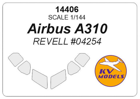 KVモデル 14406 1/144 エアバス A310 (レベル #04254)