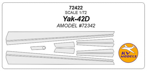 KVモデル 72422 1/72 Yak-42D (Aモデル #72342)