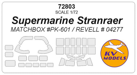 KVモデル 72803 1/72 スーパーマリン ストランラー (MATCHBOX #PK-601 / レベル # 04277)