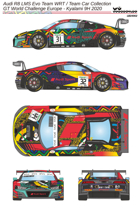 LBプロダクション 24062 1/24 アウディ R8 LMS Evo - キャラミ9時間 2020 - チームWRT / カーコレクション
