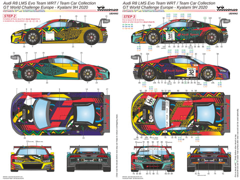 LBプロダクション 24062 1/24 アウディ R8 LMS Evo - キャラミ9時間 2020 - チームWRT / カーコレクション