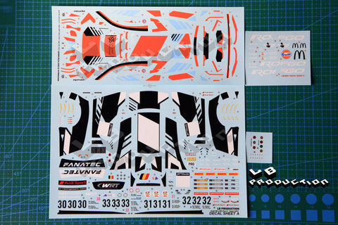 LBプロダクション 24066 1/24 アウディ R8 LMS Evo II - チームWRT #30 - GTワールドチャレンジ ヨーロッパ/スパ24時間 2022