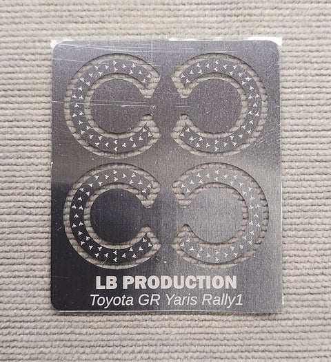 LBプロダクション LBPE02 1/24 トヨタ GRヤリス ラリー1 ターマック仕様. ブレーキディスク (LBTK22/LBTK23用)