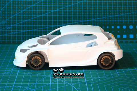 LBプロダクション LBTK23 1/24 トヨタ GRヤリス ラリー1 スタッド付きスノータイヤ/ ブレーキ/ サスペンションセット