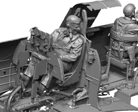 レジェンド LF2407 1/24 WWII アメリカ ネイビーパイロット2 (Engaged / 2 Heads)
