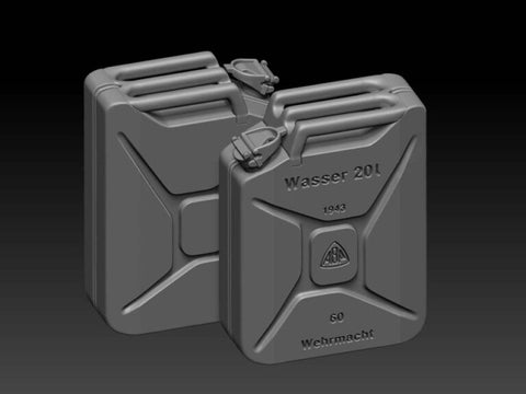 レジェンド LF3D16012 1/16 WWII ドイツ ウォーター缶セット (6個)
