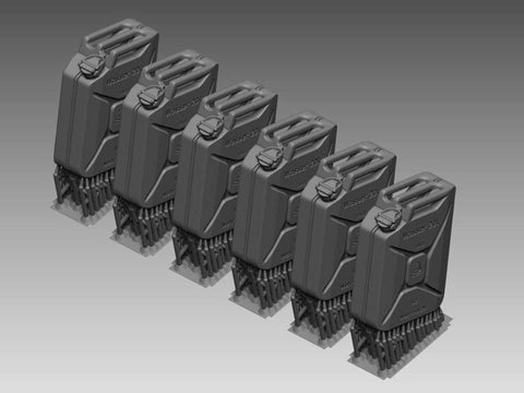 レジェンド LF3D16012 1/16 WWII ドイツ ウォーター缶セット (6個)