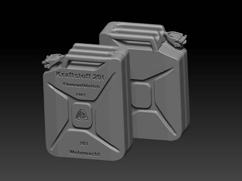 レジェンド LF3D16013 1/16 WWII ドイツ 燃料缶セット (6個)