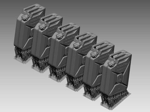 レジェンド LF3D16013 1/16 WWII ドイツ 燃料缶セット (6個)