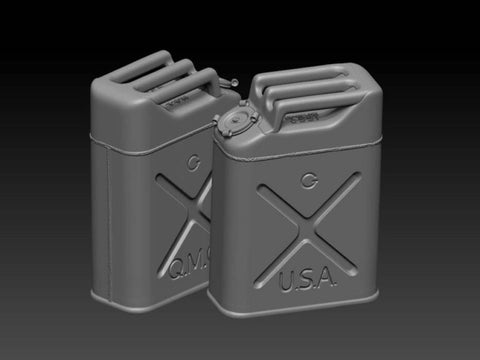 レジェンド LF3D16015 1/16 WWII アメリカ 燃料缶セット (6個)