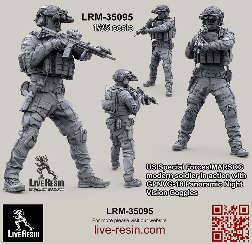 ライブレジン LRM35095 1/35 アメリカ海兵隊特殊作戦コマンド MARSOC