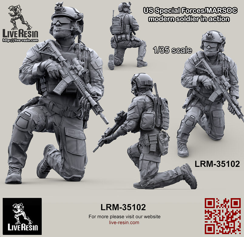 ライブレジン LRM35102 1/35 アメリカ海兵隊特殊作戦コマンド MARSOC