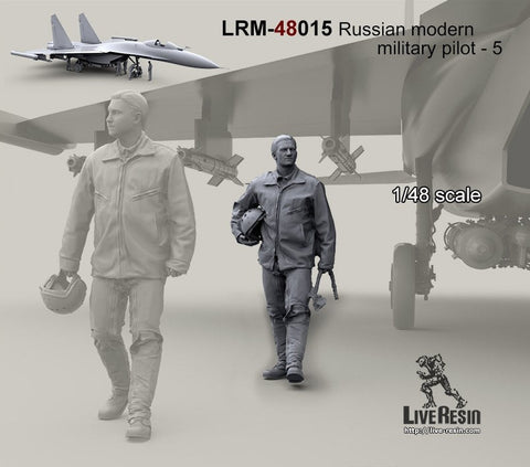 ライブレジン LRM48015 1/48 現用 ロシア軍パイロット 5