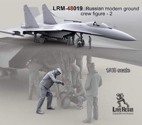 ライブレジン LRM48019 1/48 現用 ロシア軍グランドクルー 2