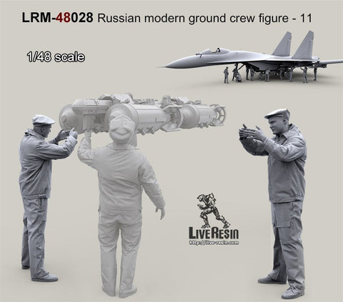 ライブレジン LRM48028 1/48 現用 ロシア軍グランドクルー11