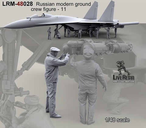 ライブレジン LRM48028 1/48 現用 ロシア軍グランドクルー11