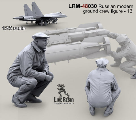 ライブレジン LRM48030 1/48 現用 ロシア軍グランドクルー13