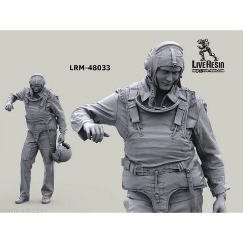 ライブレジン LRM48033 1/48 現用 ロシア ヘリコプターパイロット アフガン戦争 2