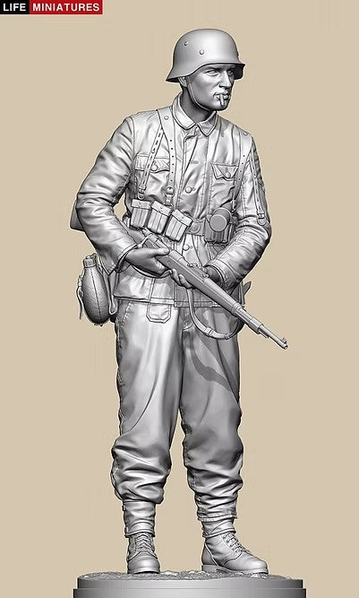ライフミニチュア LM16012 1/16 アンブッシュ ポトー迎撃戦 '第17SS装甲擲弾兵師団, KG ハンセン' (1/16 full size)